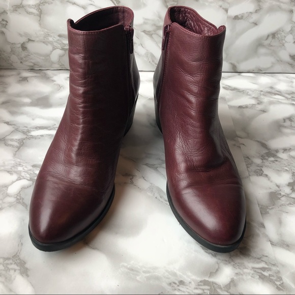 Bueno Leather Heeled Chelsea Boots Ankle Boots - Picture 4 of 16